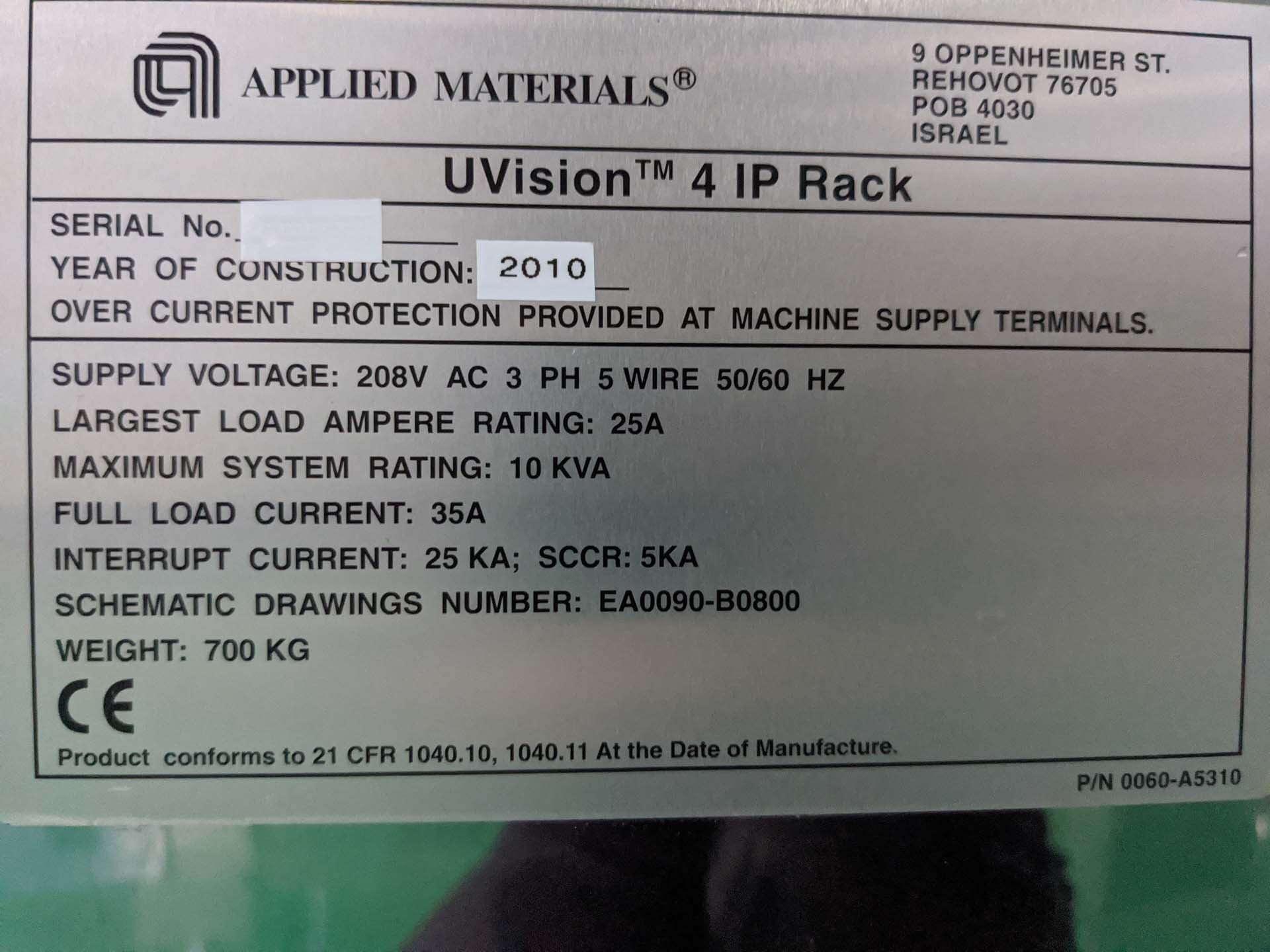 圖為 已使用的 AMAT / APPLIED MATERIALS UVision 4 待售