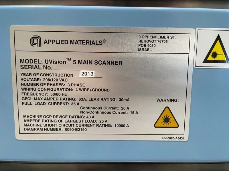 Photo Used AMAT / APPLIED MATERIALS UVision 5 For Sale