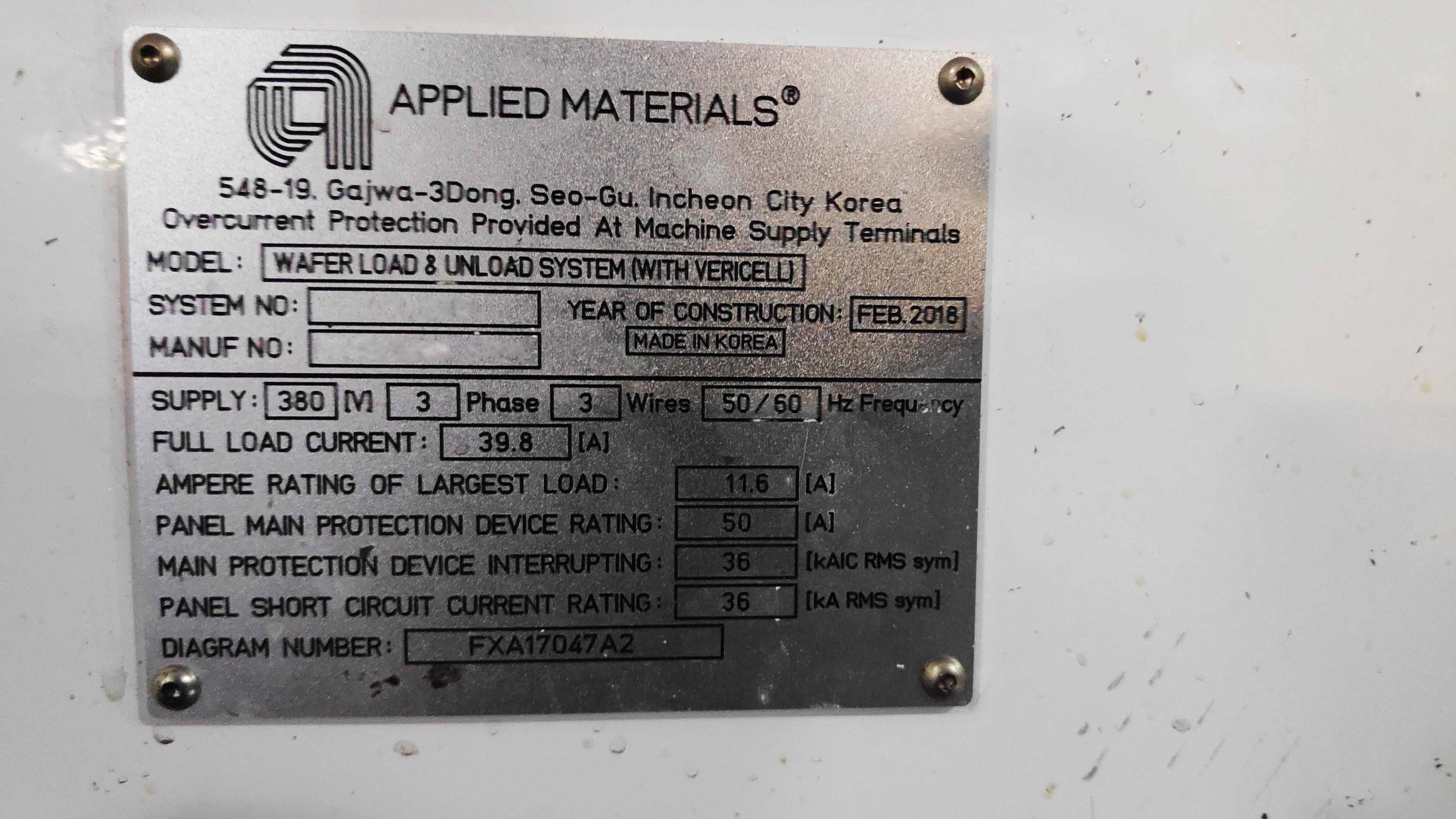 사진 사용됨 AMAT / APPLIED MATERIALS Vericell HT 판매용