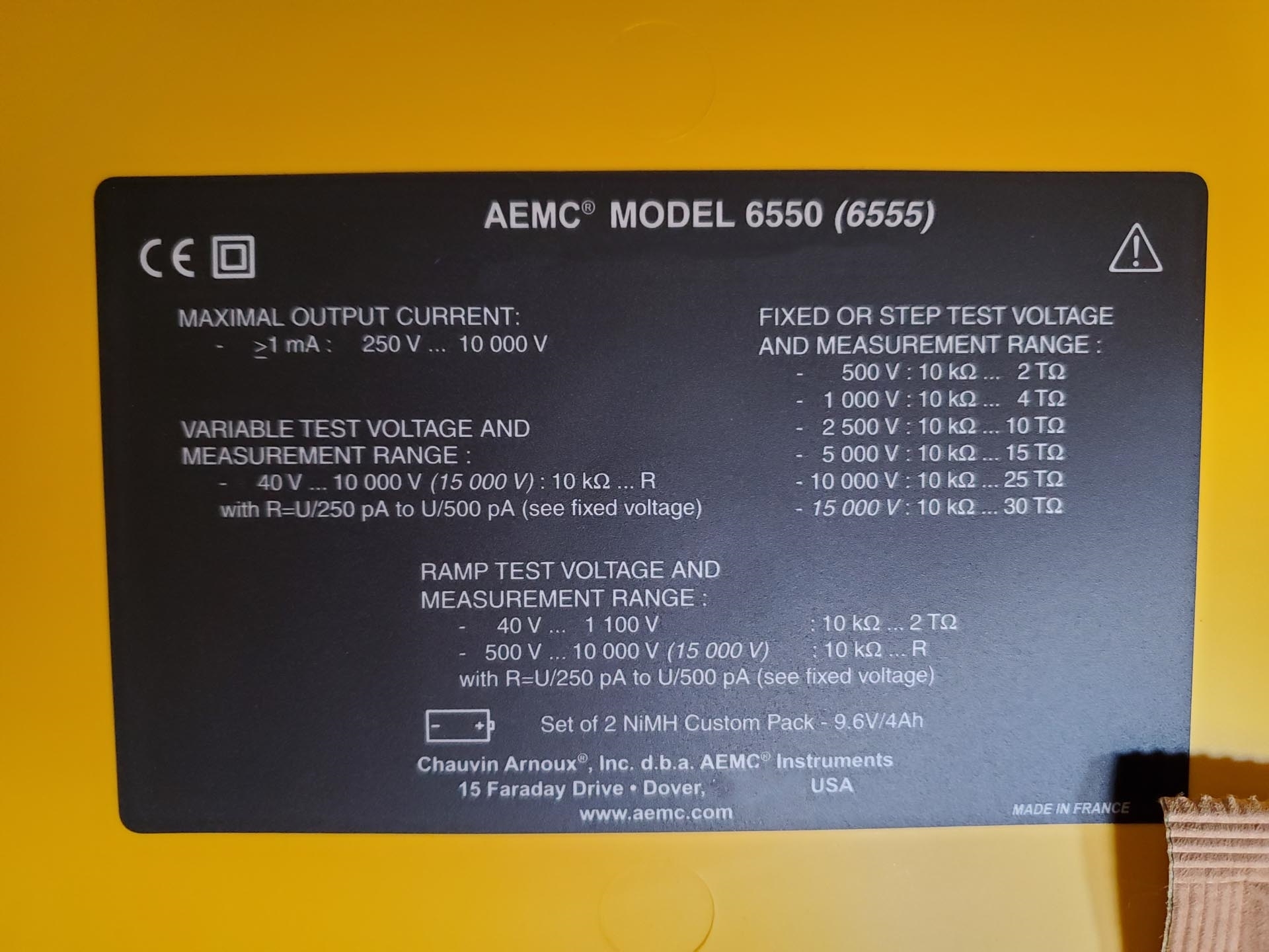 Photo Used AMEC 6555 For Sale
