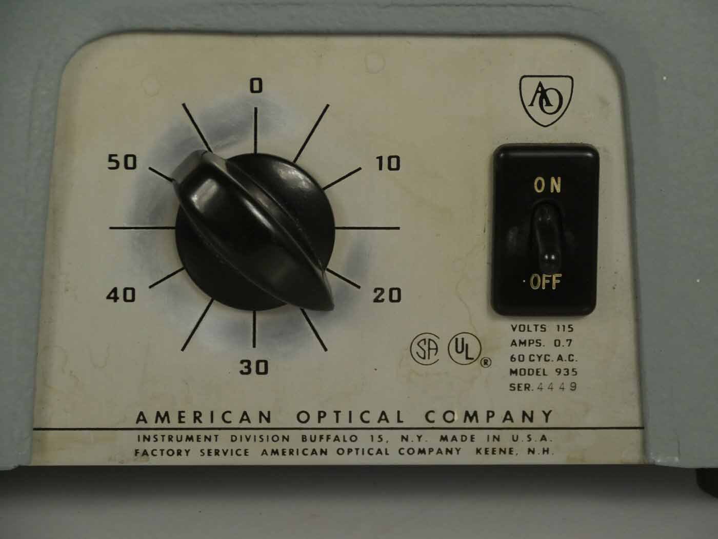 圖為 已使用的 AMERICAN OPTICAL 935 待售