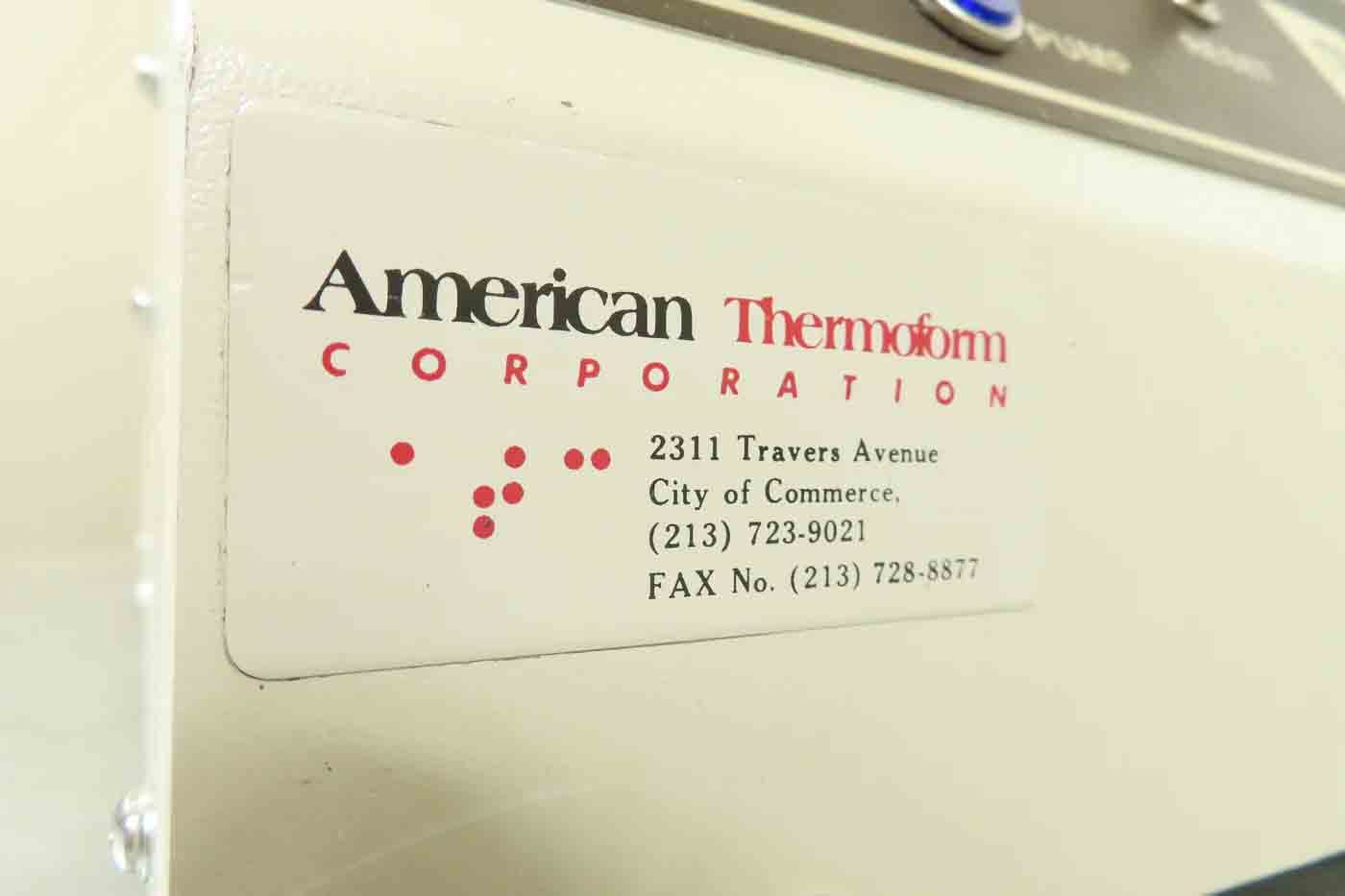 Photo Used AMERICAN THEROMFORM M2/E-Z115 For Sale
