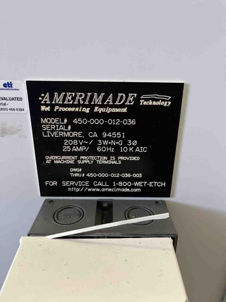 Photo Used AMERIMADE 450-000-012-036 For Sale