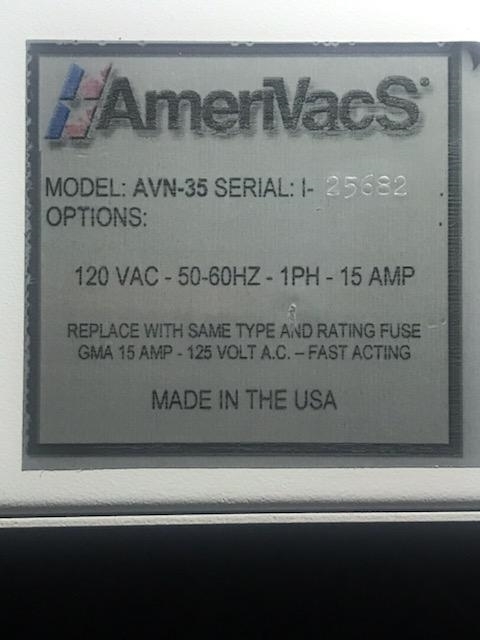 圖為 已使用的 AMERIVACS AVN-35 待售