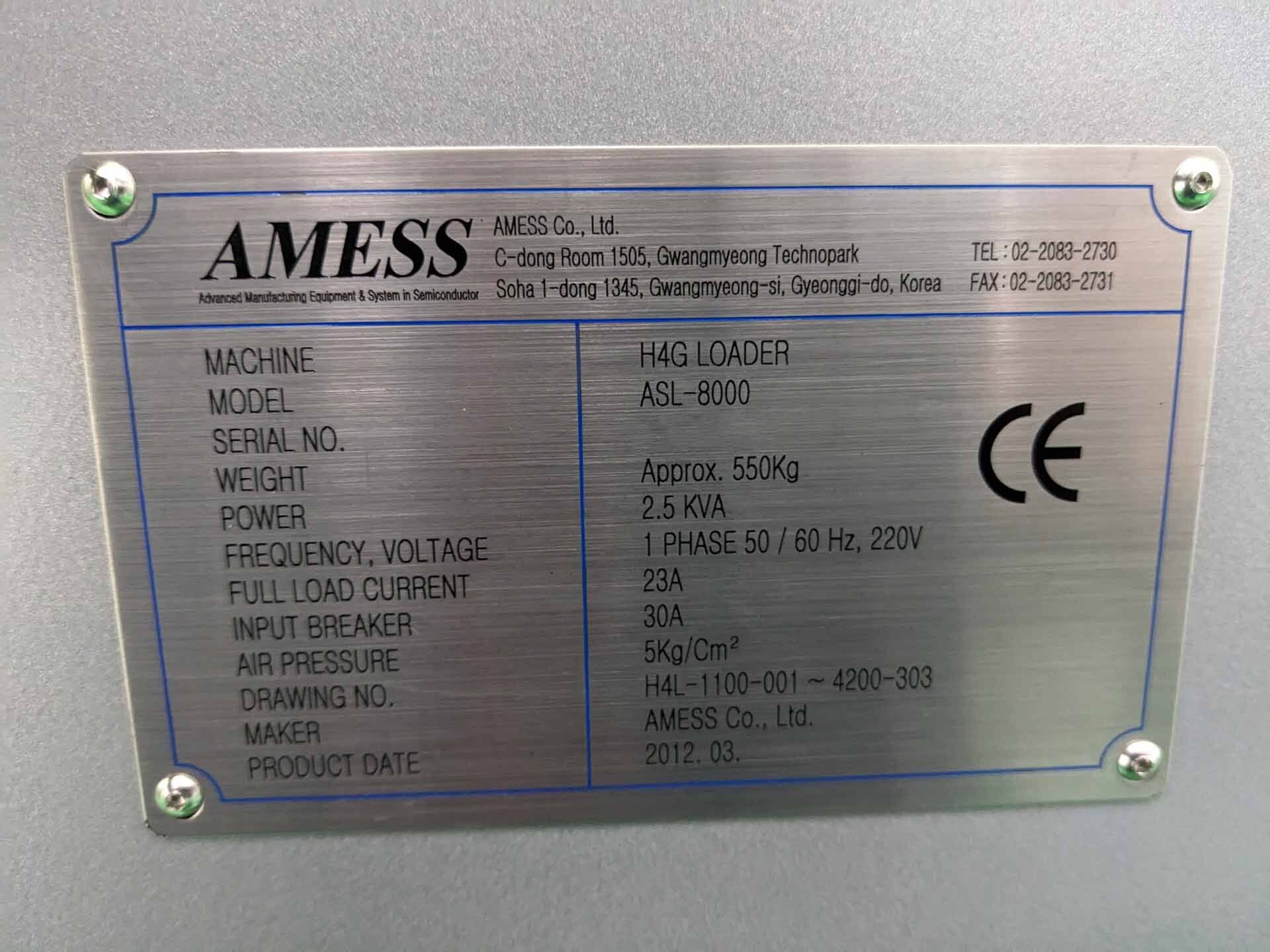Photo Used AMESS ASL-8000 For Sale