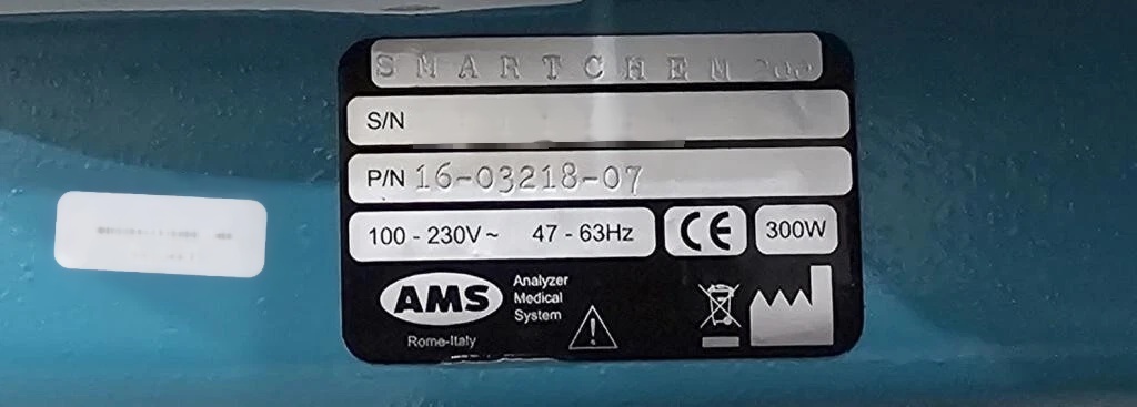 사진 사용됨 AMS SmartChem 200 판매용
