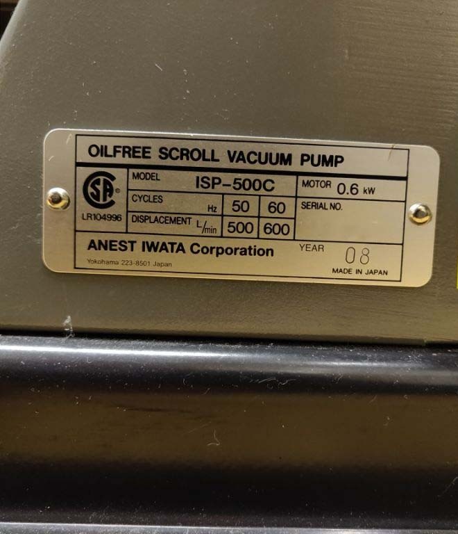 Photo Used ANESTA IWATA / VARIAN ISP-500C For Sale