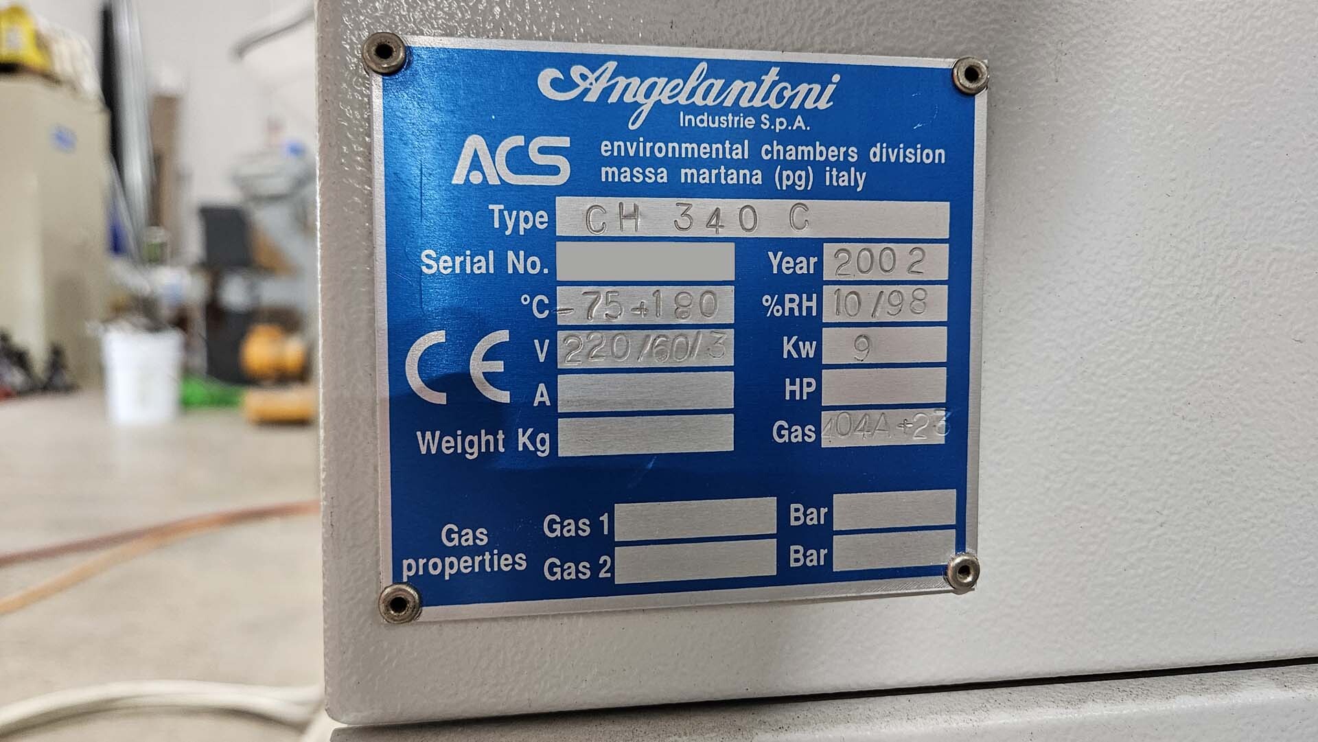 图为 已使用的 ANGELANTONI / ACS CH 340 待售