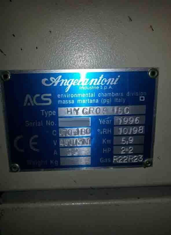 Photo Used ANGELANTONI / ACS Hygros 15C For Sale