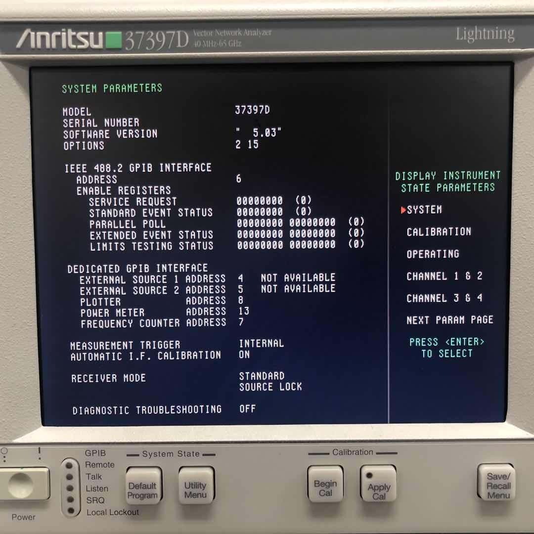 Photo Used ANRITSU 37397D For Sale