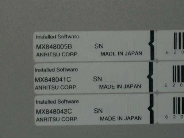 圖為 已使用的 ANRITSU MD8480C 待售