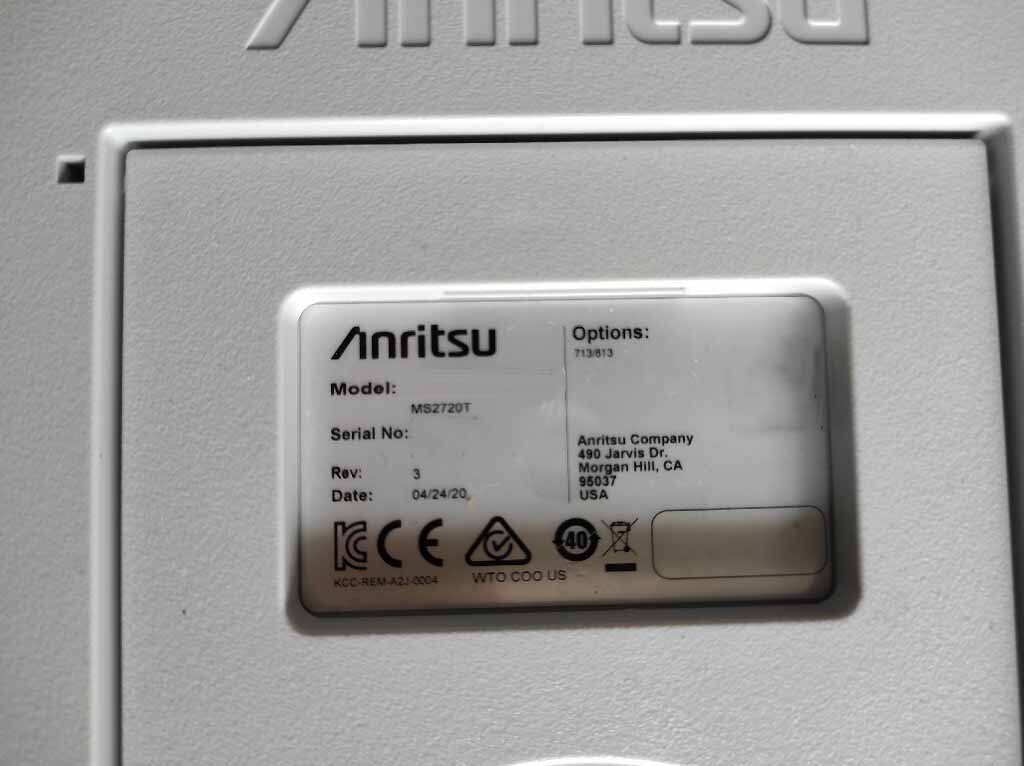 Foto Verwendet ANRITSU MS2720T Zum Verkauf