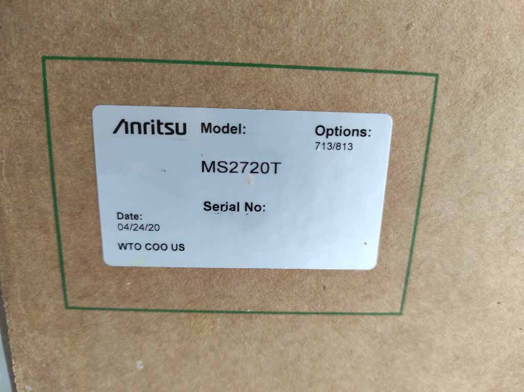 Foto Verwendet ANRITSU MS2720T Zum Verkauf
