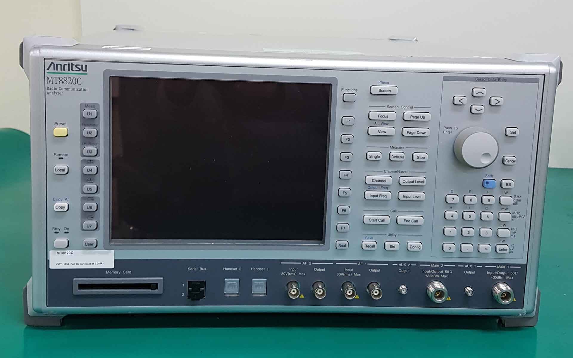 フォト（写真） 使用される ANRITSU MT8820C 販売のために