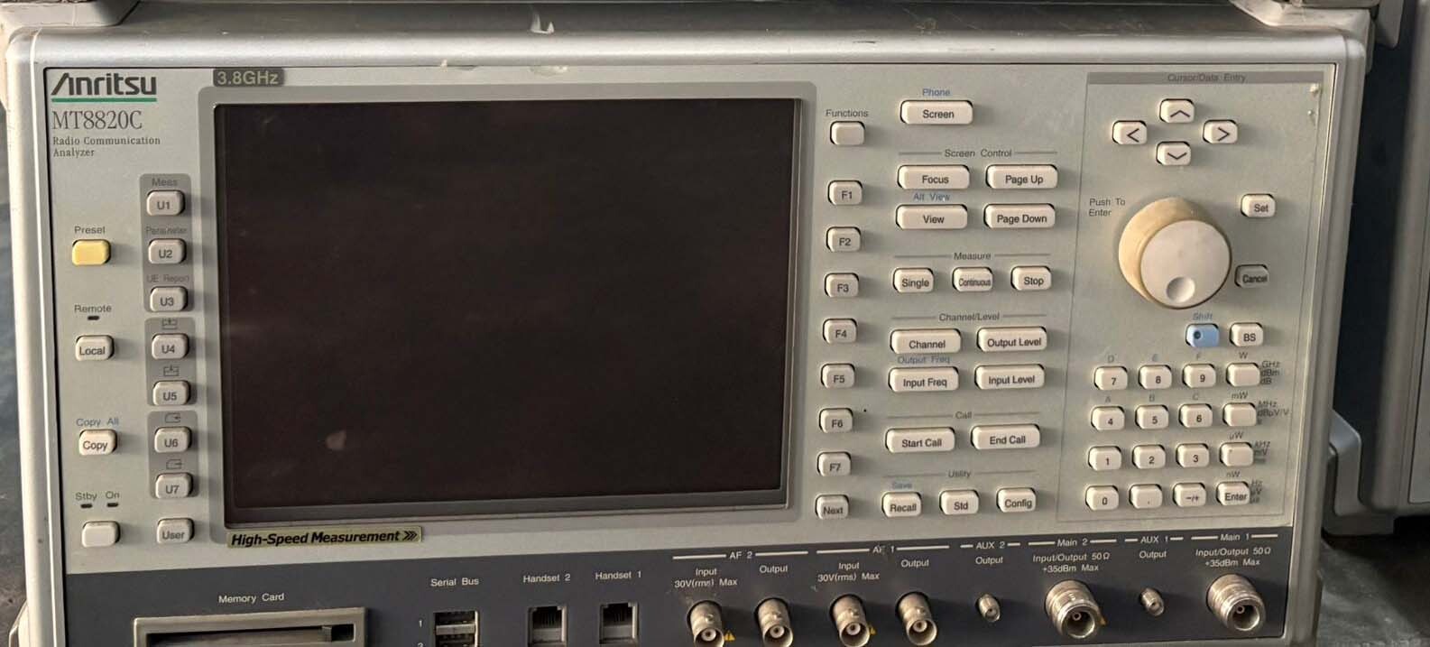 图为 已使用的 ANRITSU MT8820C 待售