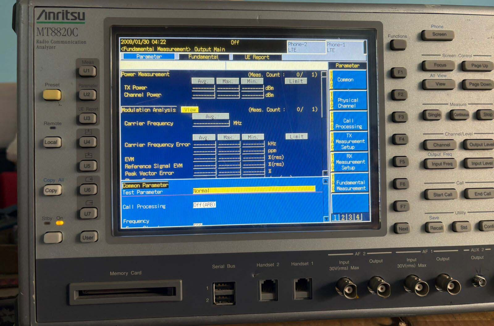 图为 已使用的 ANRITSU MT8820C 待售