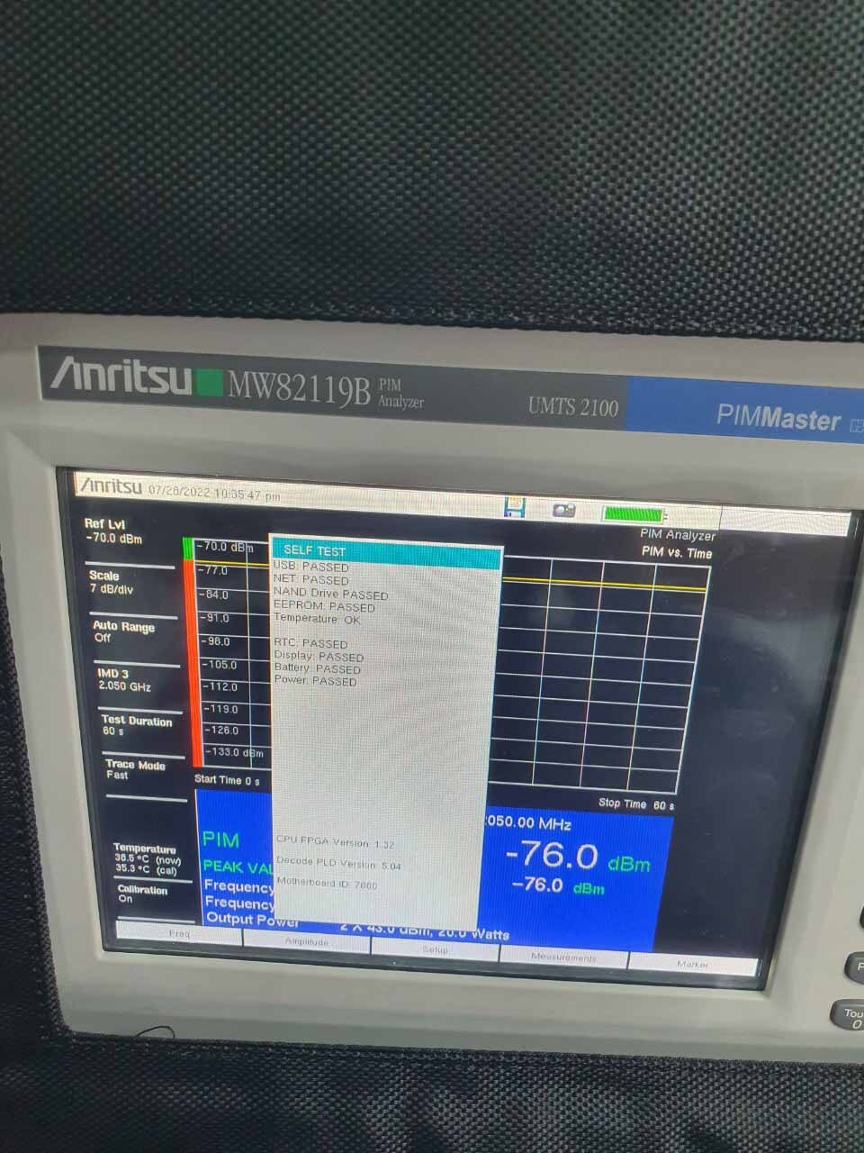 圖為 已使用的 ANRITSU PIM Master 待售