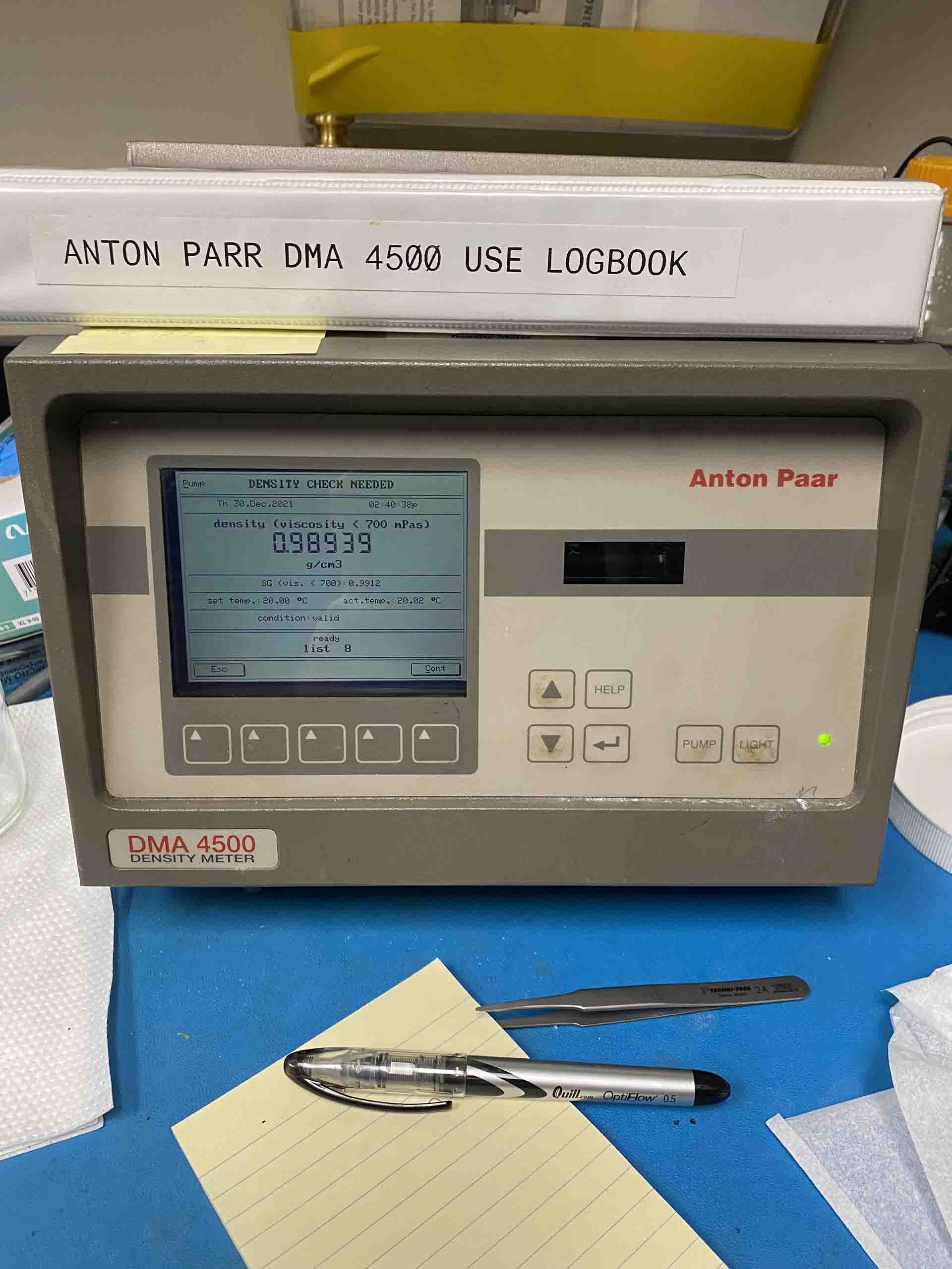 图为 已使用的 ANTON PAAR DMA 4500 待售
