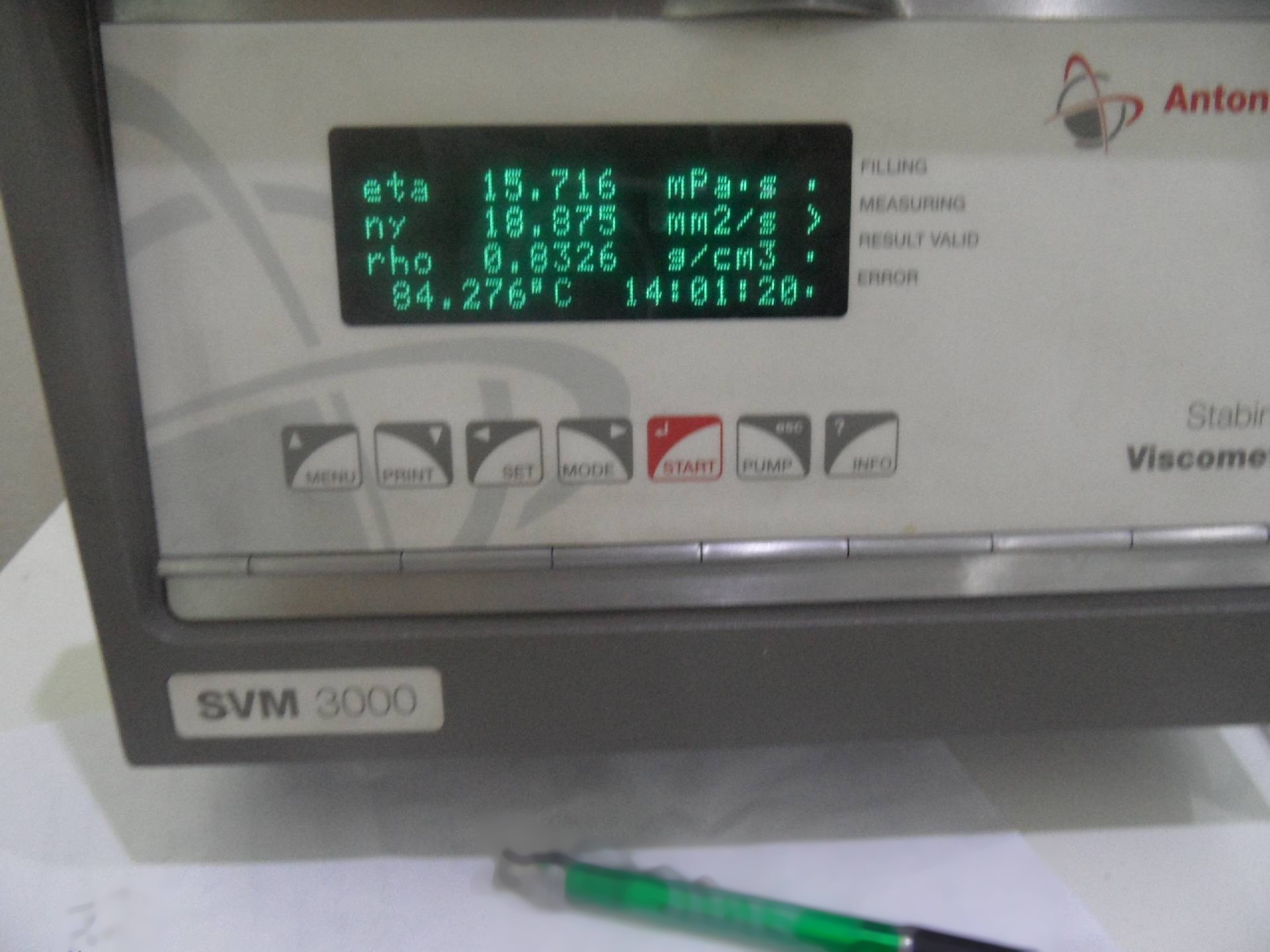 フォト（写真） 使用される ANTON PAAR SVM 3000 販売のために