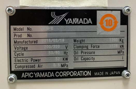 Photo Used APIC YAMADA GTM-X For Sale