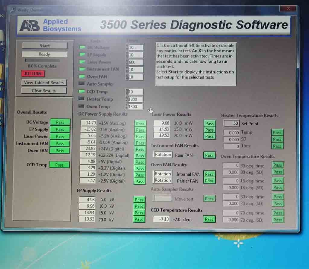 Photo Used APPLIED BIOSYSTEMS / ABI / HITACHI 3500 For Sale