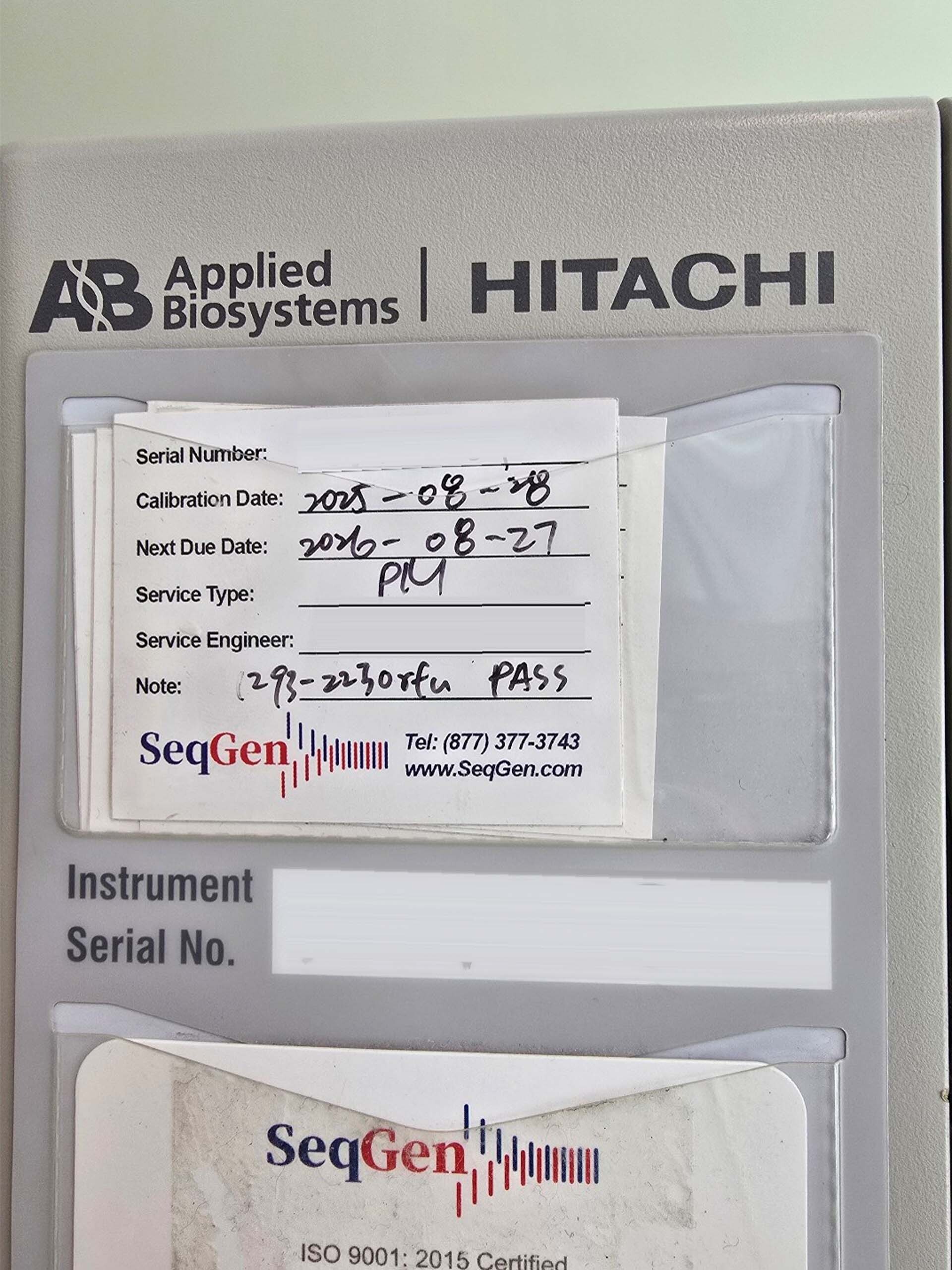 사진 사용됨 APPLIED BIOSYSTEMS / ABI / MDS SCIEX 3730XL 판매용