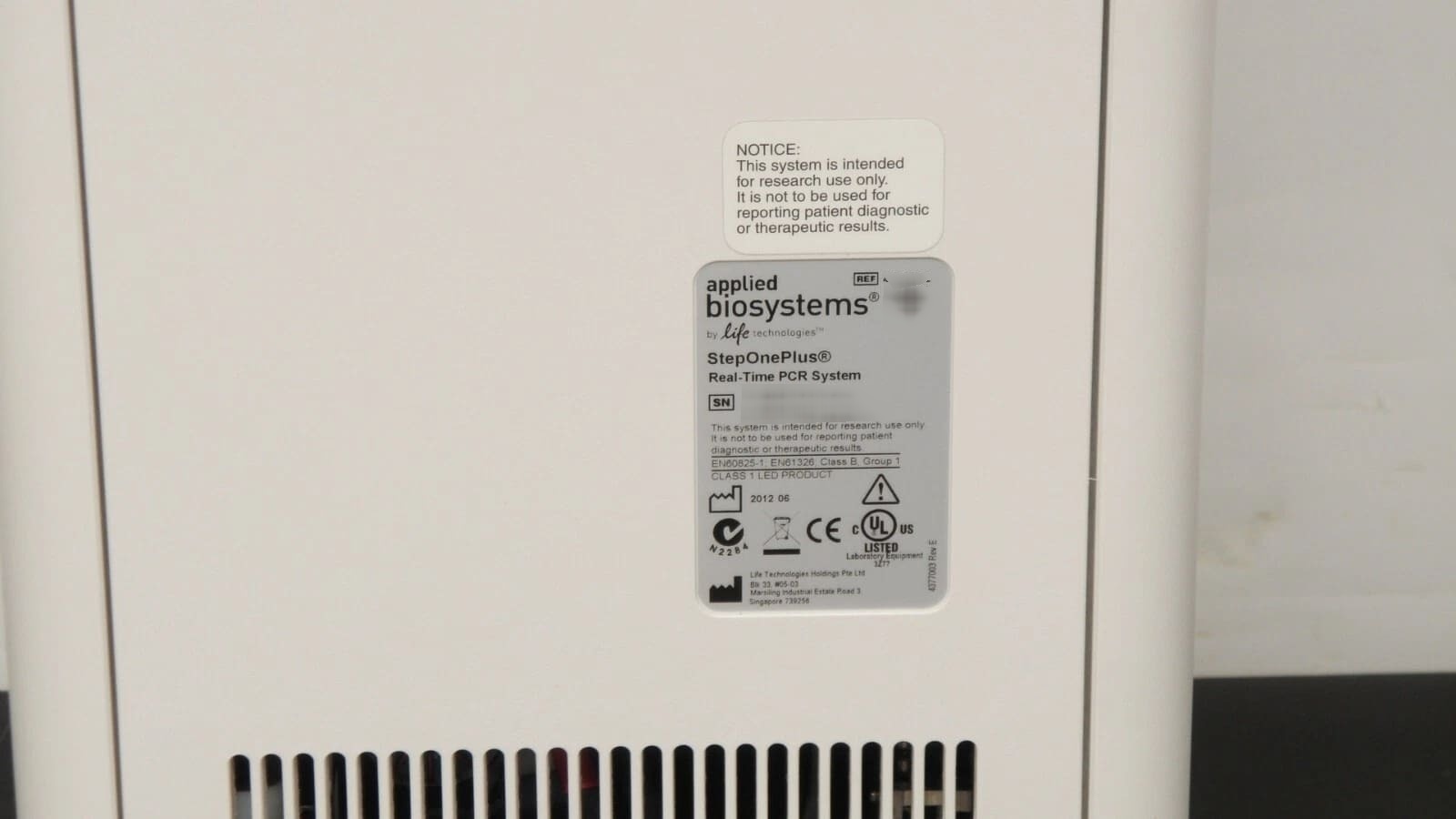 图为 已使用的 APPLIED BIOSYSTEMS / ABI StepOnePlus 待售