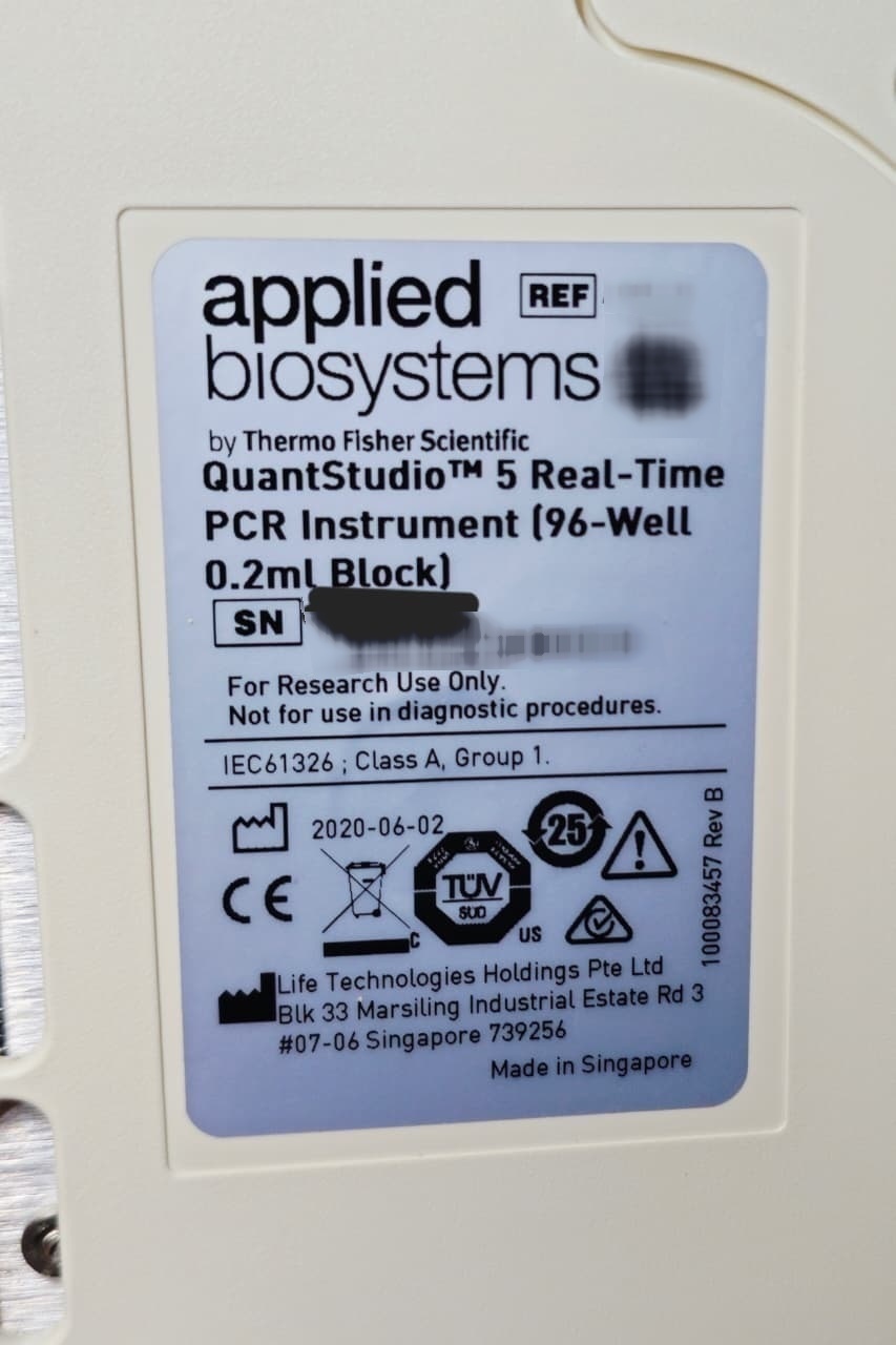 圖為 已使用的 APPLIED BIOSYSTEMS / THERMO FISHER SCIENTIFIC Quantstudio 5 待售