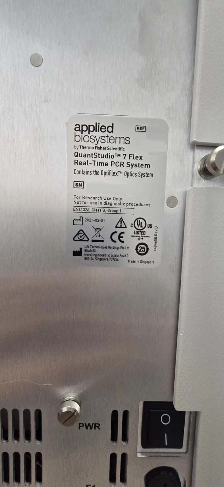 사진 사용됨 APPLIED BIOSYSTEMS / THERMO FISHER SCIENTIFIC QuantStudio 7 Flex 판매용