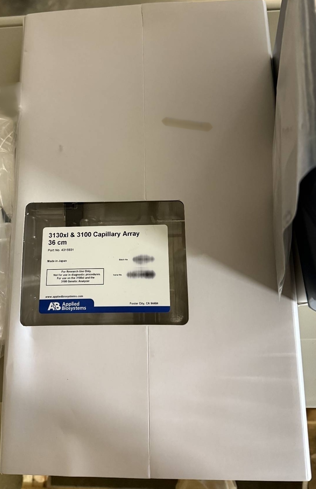 フォト（写真） 使用される APPLIED BIOSYSTEMS 3130 XL 販売のために