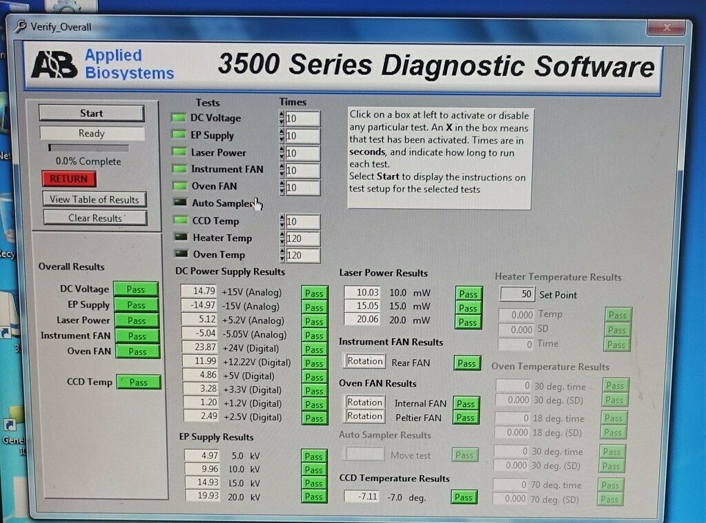 Photo Used APPLIED BIOSYSTEMS / ABI / HITACHI 3500 For Sale