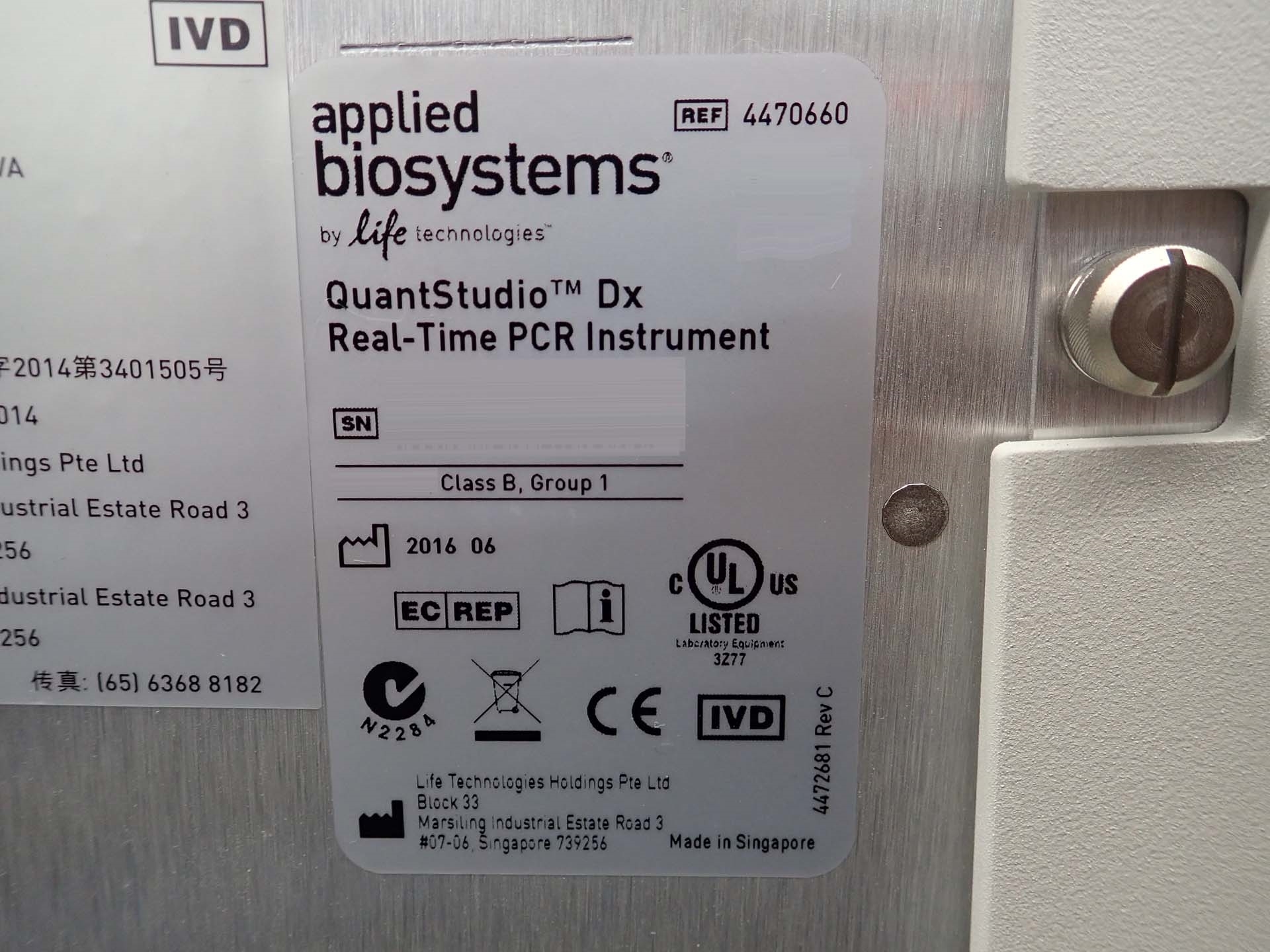 フォト（写真） 使用される APPLIED BIOSYSTEMS QuantStudio DX 販売のために