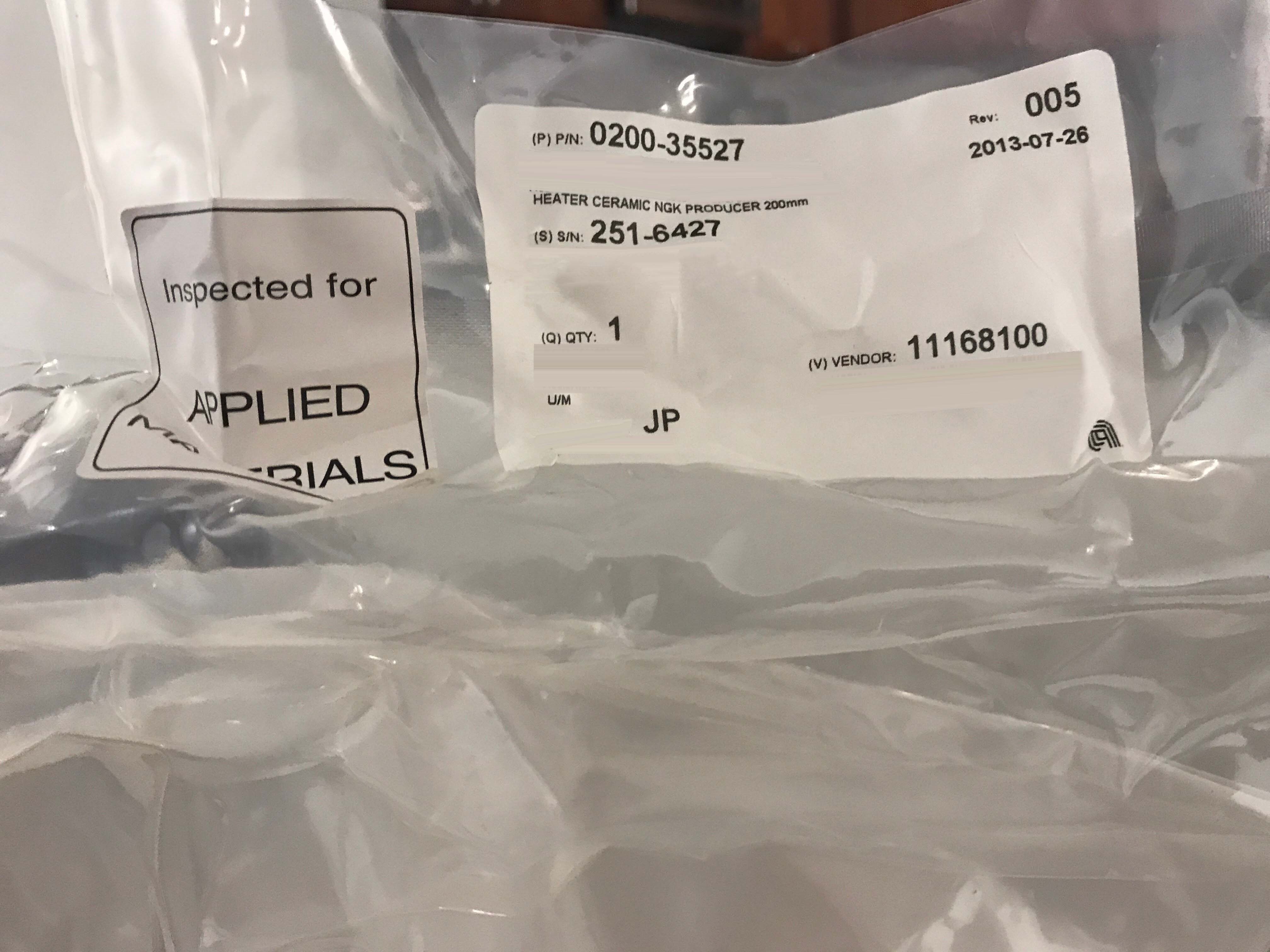 Photo Used AMAT / APPLIED MATERIALS 0200-35527 For Sale