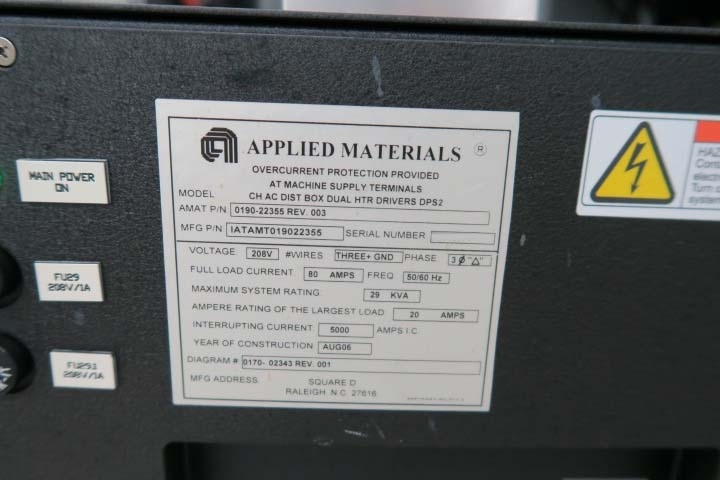Photo Used AMAT / APPLIED MATERIALS Centura AP DPS II Polysilicon For Sale