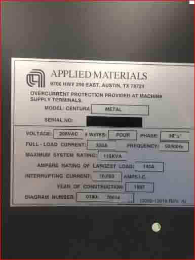 图为 已使用的 AMAT / APPLIED MATERIALS Centura DPS R1 待售