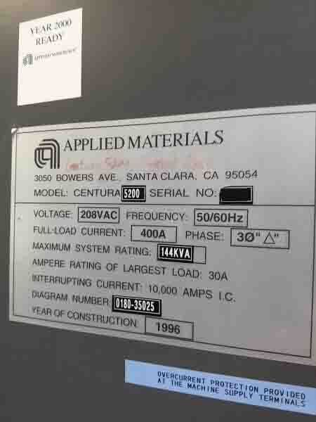 图为 已使用的 AMAT / APPLIED MATERIALS Centura MxP 待售