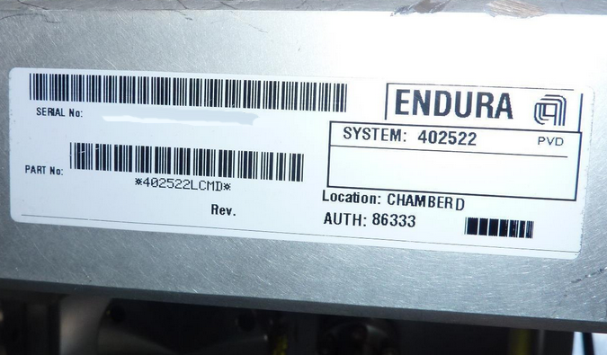 사진 사용됨 AMAT / APPLIED MATERIALS Endura Pre Clean Chamber 판매용