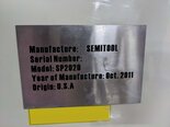 사진 사용됨 SEMITOOL SP2020 판매용