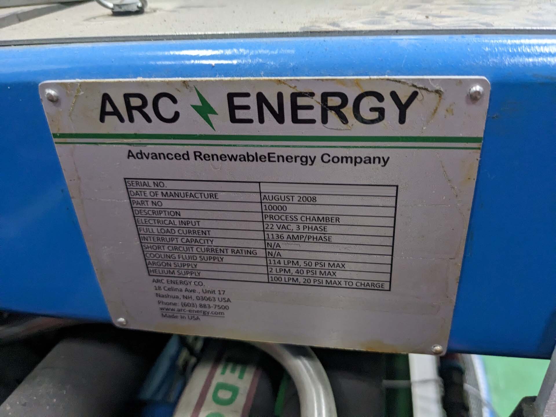 Foto Verwendet ARC ENERGY CHES400 Zum Verkauf
