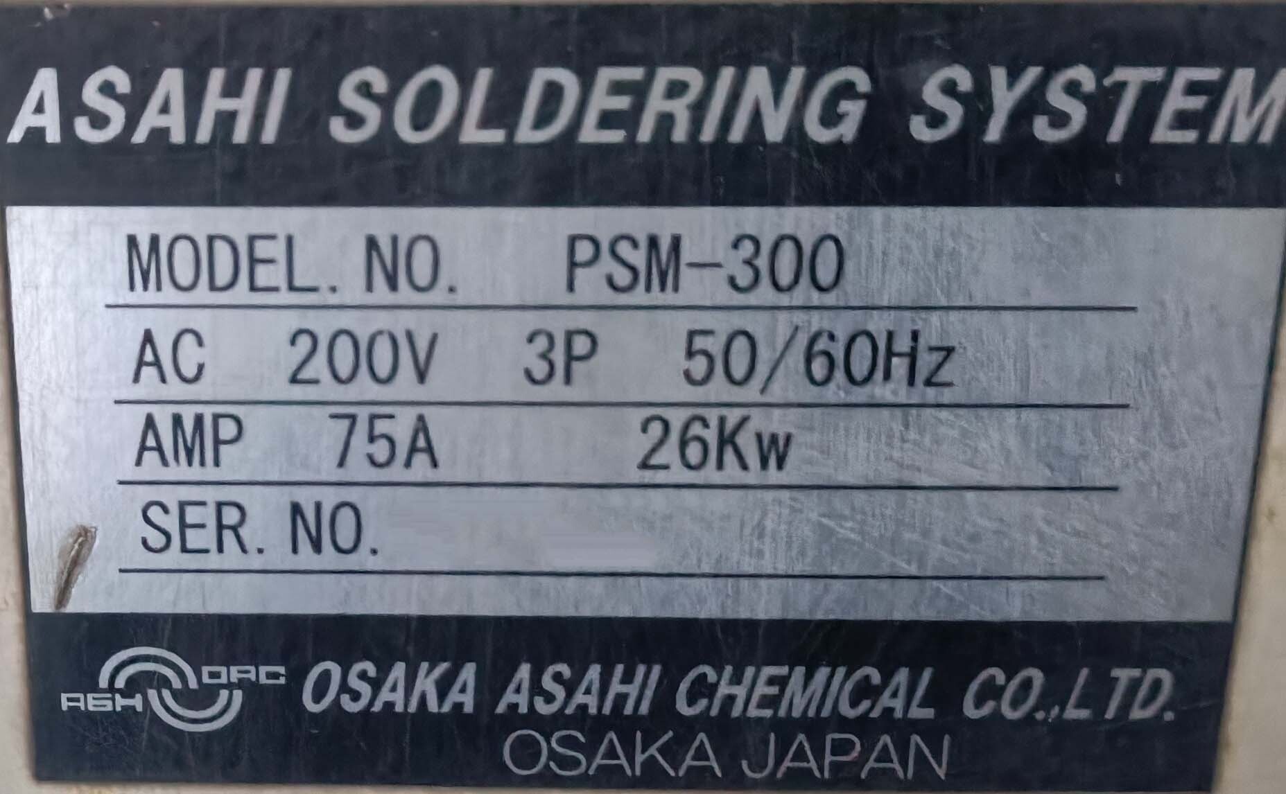 Photo Used ASAHI PSM 300 For Sale