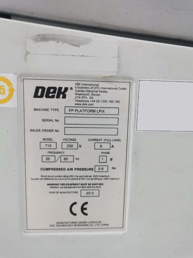 Photo Utilisé ASM / DEK FP Platform LPIX À vendre