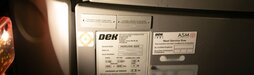 Photo Used ASM / DEK Horizon 03iX For Sale