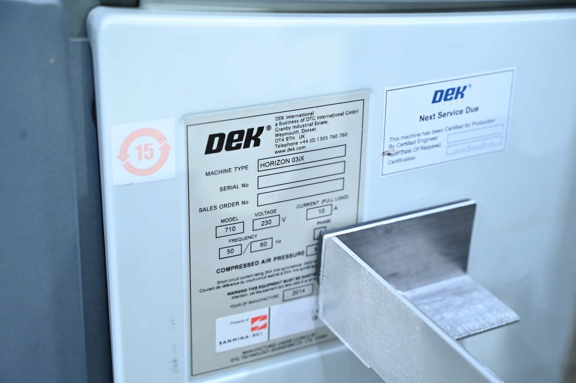 Foto Verwendet ASM / DEK Horizon iX DL Zum Verkauf