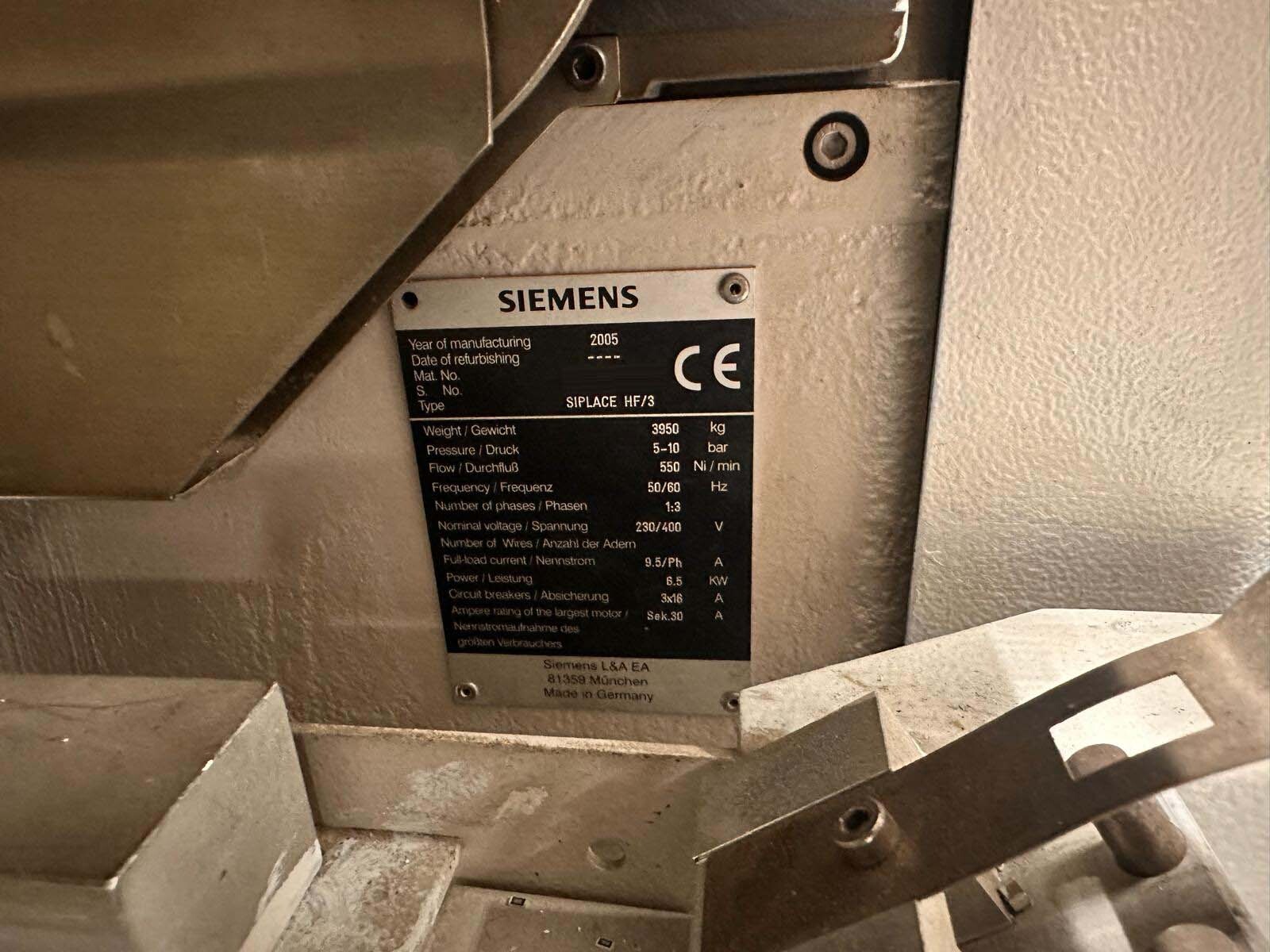 사진 사용됨 ASM / SIEMENS HF3 판매용