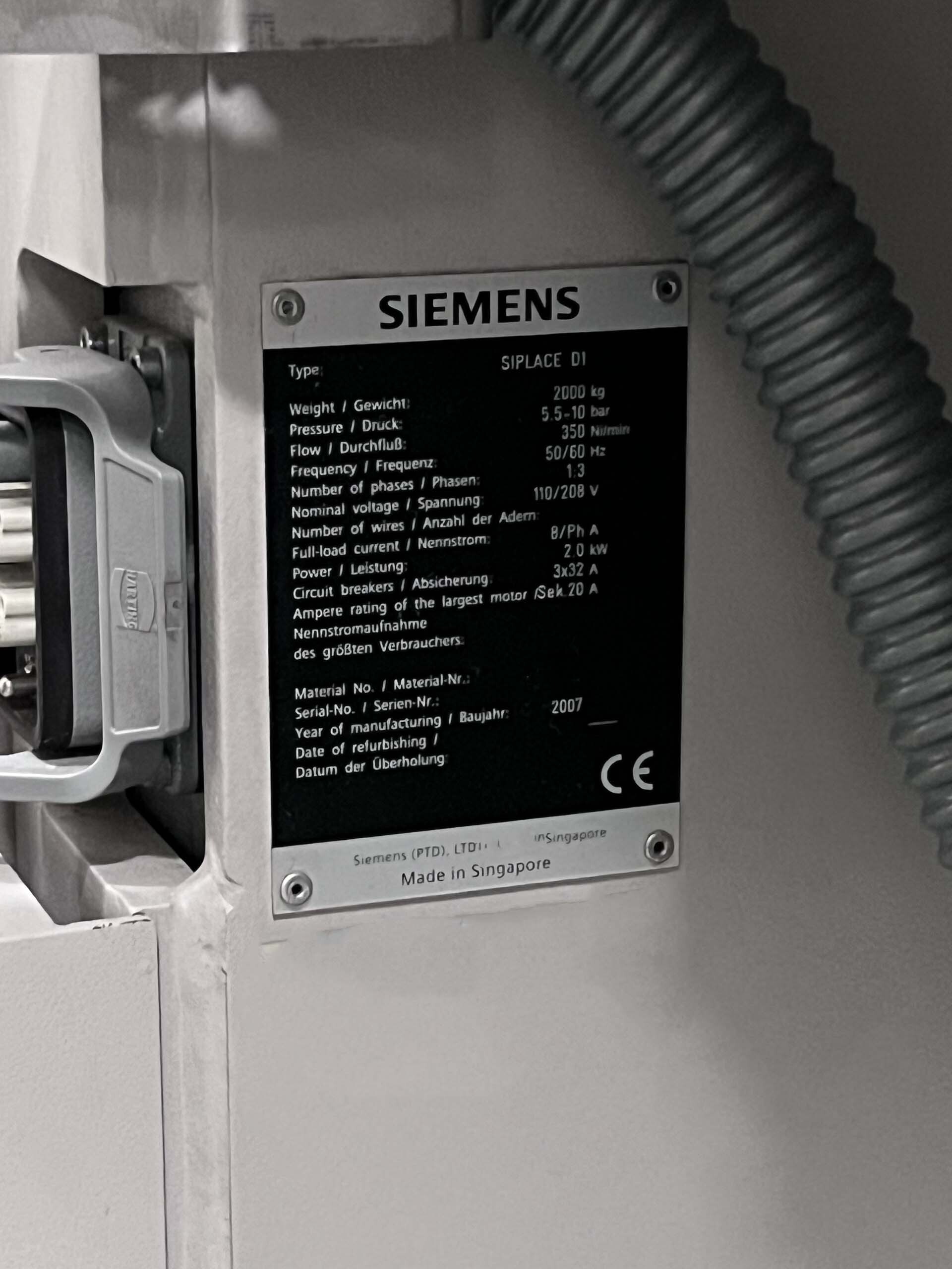 Photo Used ASM / SIEMENS Lot of pick and place machines For Sale