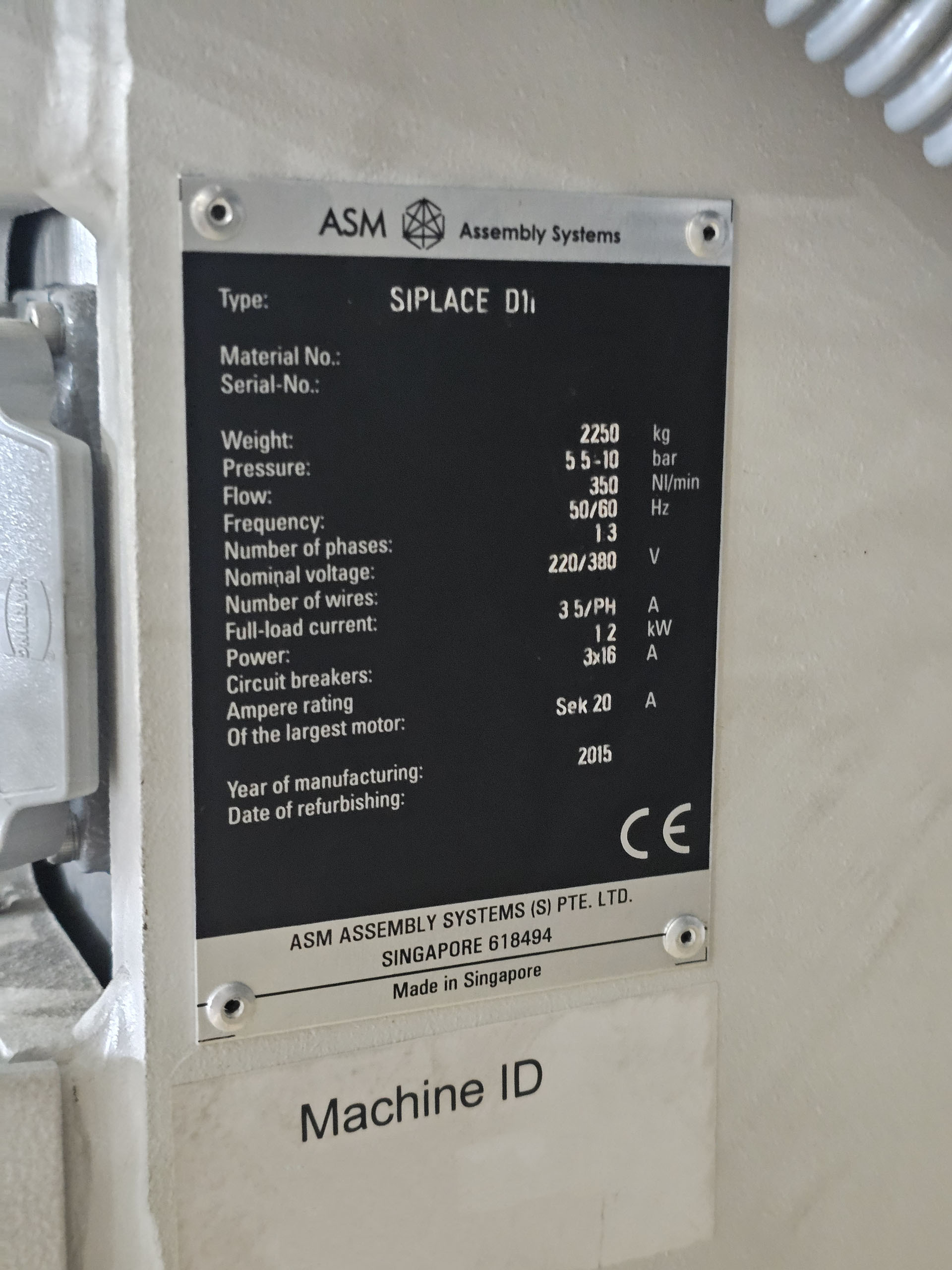Photo Used ASM / SIEMENS Siplace D1i For Sale