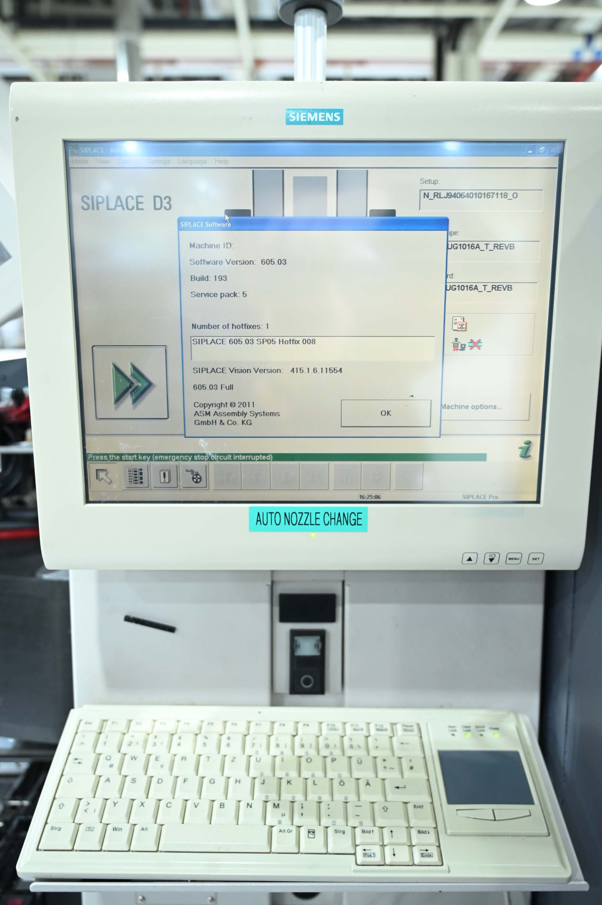 사진 사용됨 ASM / SIEMENS Siplace D3 판매용