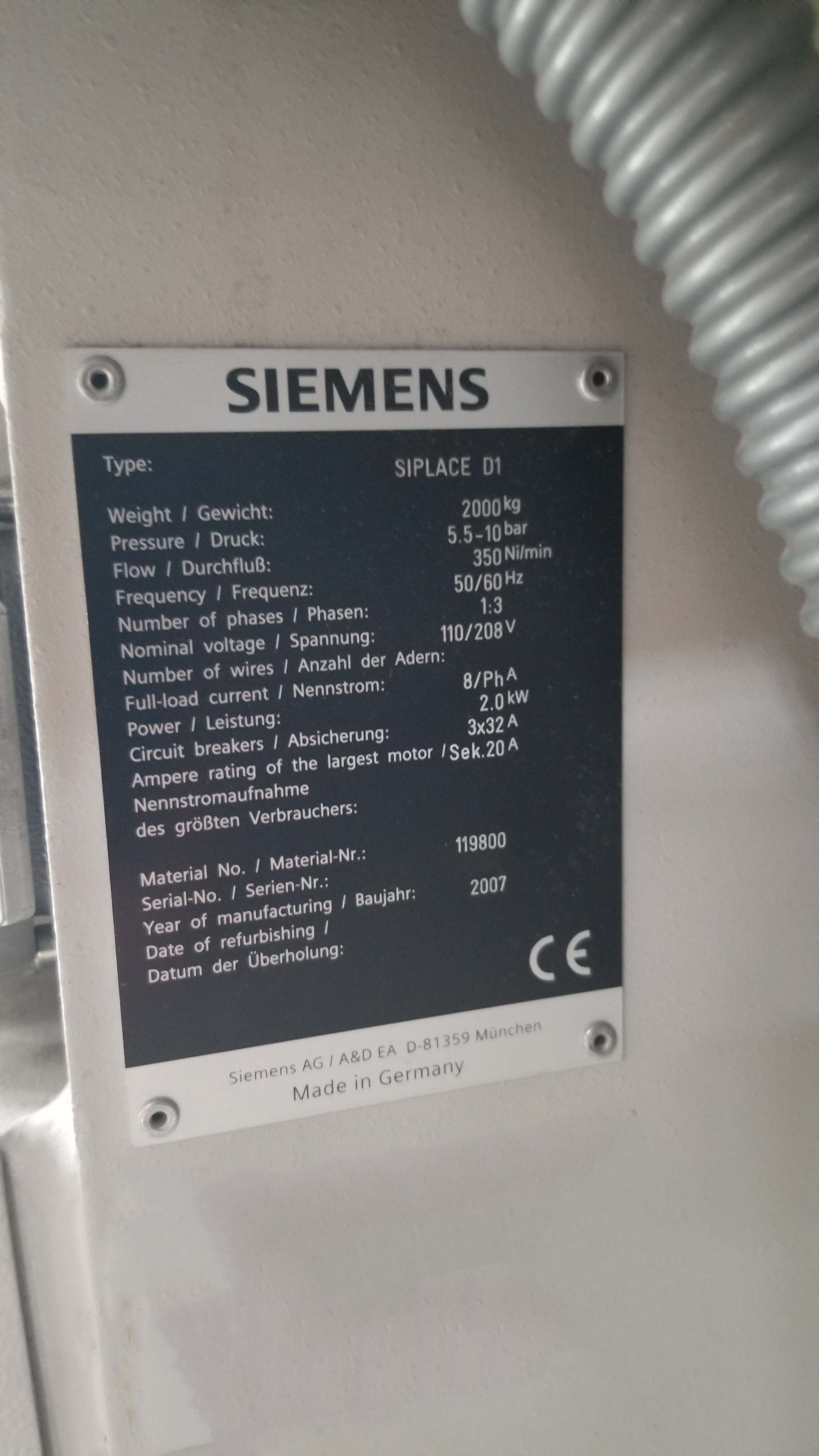 圖為 已使用的 ASM / SIEMENS Siplace D4 待售