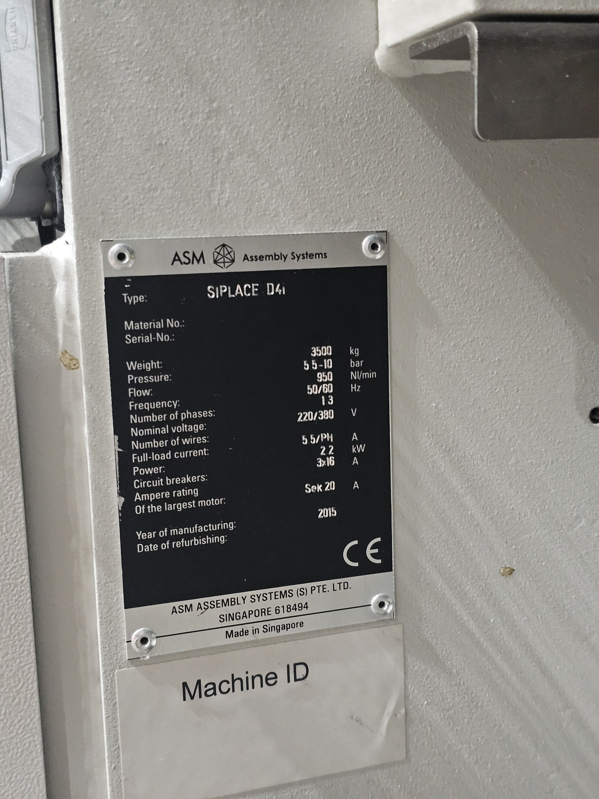 フォト（写真） 使用される ASM / SIEMENS Siplace D4i 販売のために