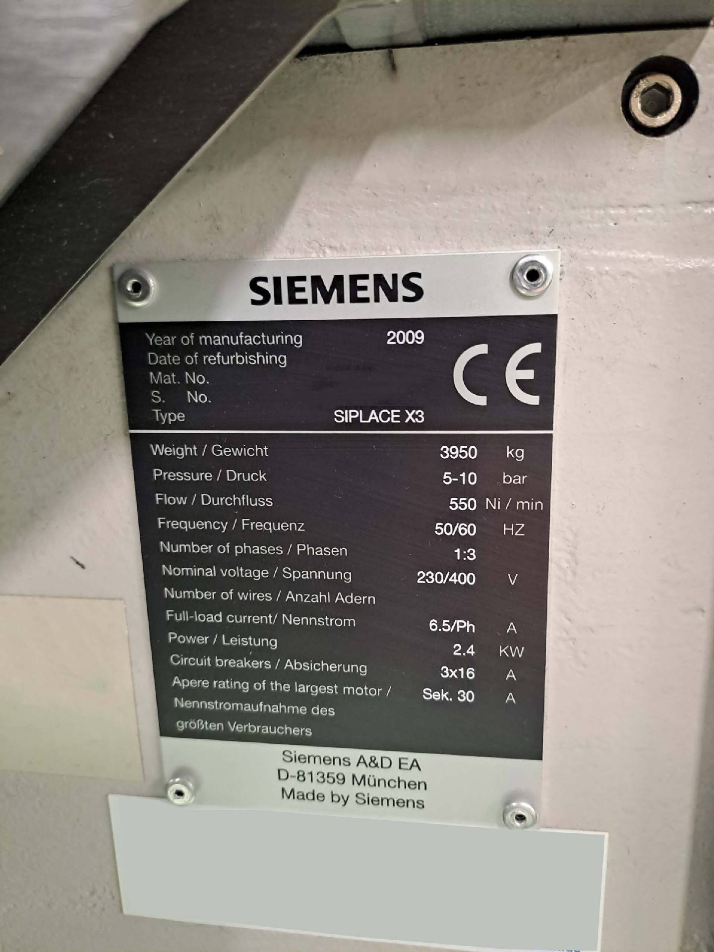 Foto Verwendet ASM / SIEMENS Siplace X3 Zum Verkauf